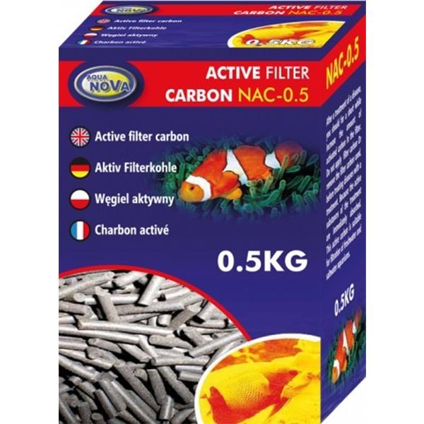 AQUA NOVA WĘGIEL AKTYWNY 0,5kg SIATKA gratis